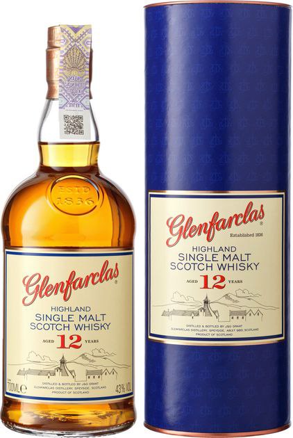 Віскі Glenfarclas 12 y.o. 43% 0.7 л